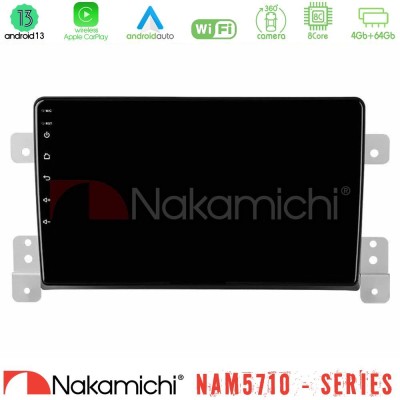 Nakamichi NAM5710 Series 8Core Android13 4+64GB  Suzuki Grand Vitara Navigation Multimedia Tablet 9