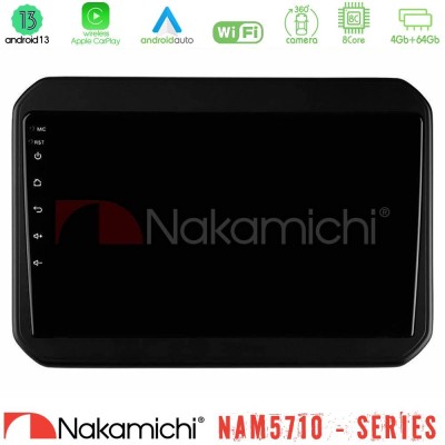 Nakamichi NAM5710 Series 8Core Android13 4+64GB  Suzuki Ignis Navigation Multimedia Tablet 9