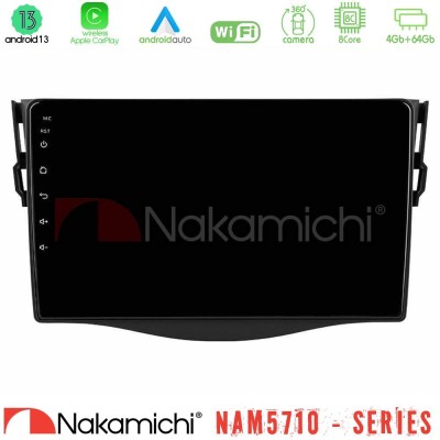 Nakamichi NAM5710 Series 8Core Android13 4+64GB  Toyota RAV4 Navigation Multimedia Tablet 9