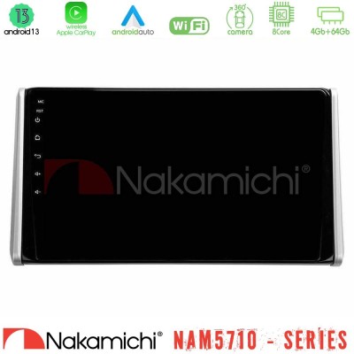 Nakamichi NAM5710 Series 8Core Android13 4+64GB  Toyota RAV4 2019-2023 Navigation Multimedia Tablet 10