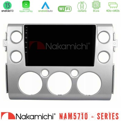 Nakamichi NAM5710 Series 8Core Android13 4+64GB Toyota FJ 2007-2014 Navigation Multimedia Tablet 9