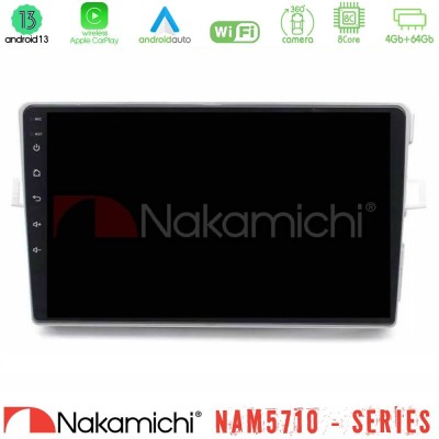 Nakamichi NAM5710 Series 8Core Android13 4+64GB Toyota Verso 2009-2018 Navigation Multimedia Tablet 9