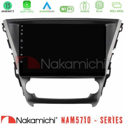 Nakamichi NAM5710 Series 8Core Android13 4+64GB  Toyota Avensis 2015-2018 Navigation Multimedia Tablet 9