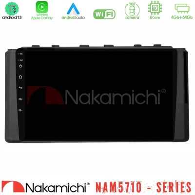 Nakamichi NAM5710 Series 8Core Android13 4+64GB Subaru BRZ / Toyota GR86 2022-> Navigation Multimedia Tablet 9