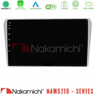 Nakamichi NAM5710 Series 8Core Android13 4+64GB  Toyota Avensis T25 02/2003–2008 Navigation Multimedia Tablet 9