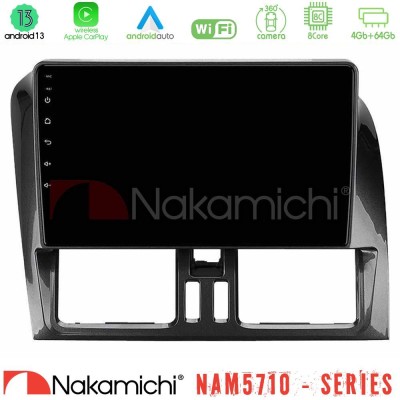 Nakamichi NAM5710 Series 8Core Android13 4+64GB  Volvo XC60 2009-2012 Navigation Multimedia Tablet 9