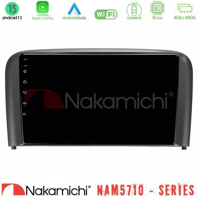 Nakamichi NAM5710 Series 8Core Android13 4+64GB  Volvo S80 1998-2006 Navigation Multimedia Tablet 9