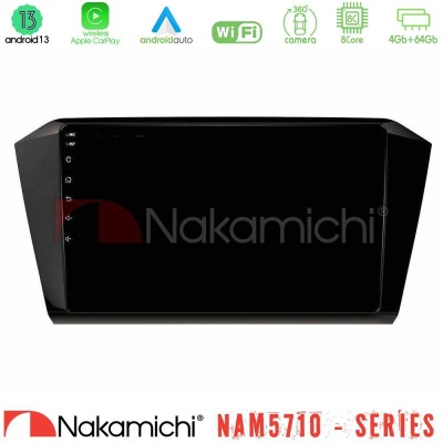 Nakamichi NAM5710 Series 8Core Android13 4+64GB  VW Passat Navigation Multimedia Tablet 10