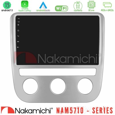Nakamichi NAM5710 Series 8Core Android13 4+64GB  VW Scirocco 2008-2014 Navigation Multimedia Tablet 9