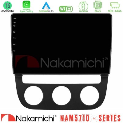 Nakamichi NAM5710 Series 8Core Android13 4+64GB  VW Jetta Navigation Multimedia Tablet 10