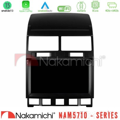 Nakamichi NAM5710 Series 8Core Android13 4+64GB  VW Touareg 2002 – 2010 Navigation Multimedia Tablet 9