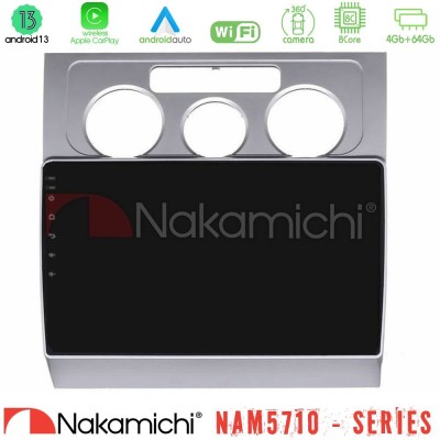Nakamichi NAM5710 Series 8Core Android13 4+64GB  VW Touran 2003-2011 Navigation Multimedia Tablet 10