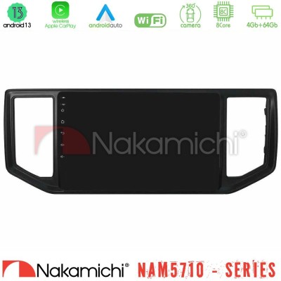 Nakamichi NAM5710 Series 8Core Android13 4+64GB  VW Amarok 2017-2022 Navigation Multimedia Tablet 9