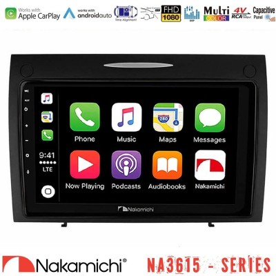 Nakamichi NA3615 Series Με Wireless Carplay & Android Auto Mercedes SLK Class Media Station Tablet 9