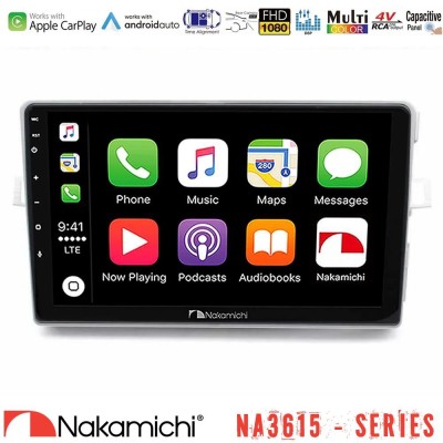 Nakamichi NA3615 Series Με Wireless Carplay & Android Auto Toyota Verso 2009-2018 Media Station Tablet 9