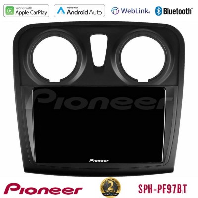 Pioneer SPH-PF97BT Series    Dacia Sandero 2014-2020 Multimedia Station 9