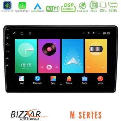 Bizzar M Series 8Core Android16 2+32GB  Alfa Romeo 159/Brera/Spider Navigation Multimedia Tablet 9