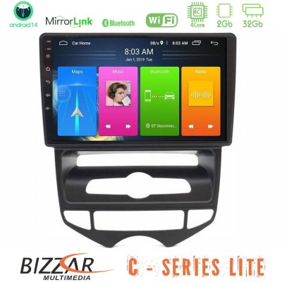 Bizzar C Series Lite 4Core Android14 2+32GB Hyundai ix20 2010-2020 (AUTO A/C) Navigation Multimedia Tablet 10
