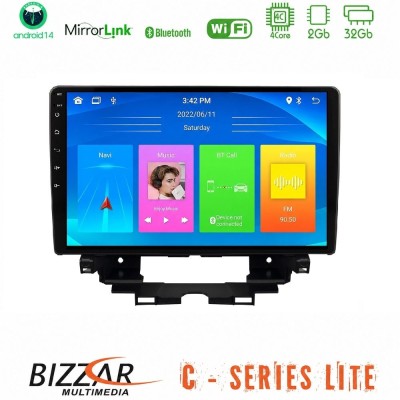 Bizzar C Series Lite 4Core Android14 2+32GB  Renault Kangoo / Nissan Townstar 2022-> Navigation Multimedia Tablet 10