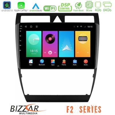 Bizzar F2 Series 8Core Android16 4+64GB  Audi A6 (C5) 1997-2004 Navigation Multimedia Tablet 9
