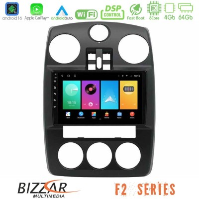 Bizzar F2 Series 8Core Android16 4+64GB  Chrysler PT-Cruiser 2000-2005 Navigation Multimedia Tablet 9