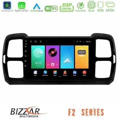 Bizzar F2 Series 8Core Android16 4+64GB  Citroen DS5 Aircross 2017-2021 Navigation Multimedia Tablet 9