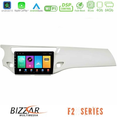 Bizzar F2 Series 8Core Android16 4+64GB  Citroen C3 2009-2016 Navigation Multimedia Tablet 9