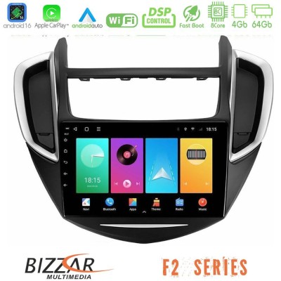 Bizzar F2 Series 8Core Android16 4+64GB  Chevrolet Trax 2013-2020 Navigation Multimedia Tablet 9