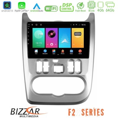Bizzar F2 Series 8Core Android16 4+64GB  Dacia Duster/Sandero/Logan Navigation Multimedia Tablet 9