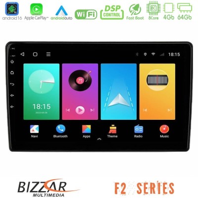 Bizzar F2 Series 8Core Android16 4+64GB  Ford Transit 2007 – 2013 Navigation Multimedia Tablet 10