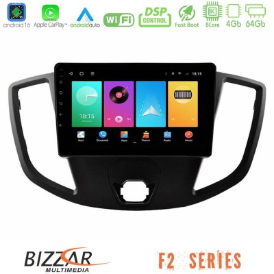 Bizzar F2 Series 8Core Android16 4+64GB  Ford Transit 2014-> Navigation Multimedia Tablet 9