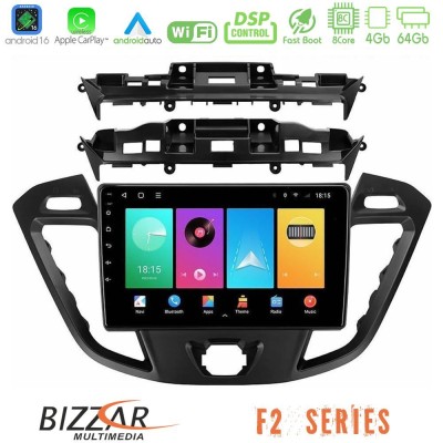 Bizzar F2 Series 8Core Android16 4+64GB  Ford Transit Custom/Tourneo Custom Navigation Multimedia Tablet 9
