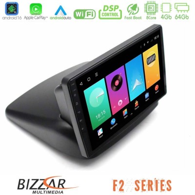 Bizzar F2 Series 8Core Android16 4+64GB  Fiat Doblo 2002-2009 Navigation Multimedia Tablet 10