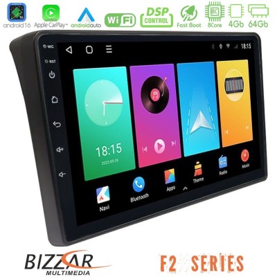 Bizzar F2 Series 8Core Android16 4+64GB  Fiat Ducato/Citroen Jumper/Peugeot Boxer Navigation Multimedia Tablet 9