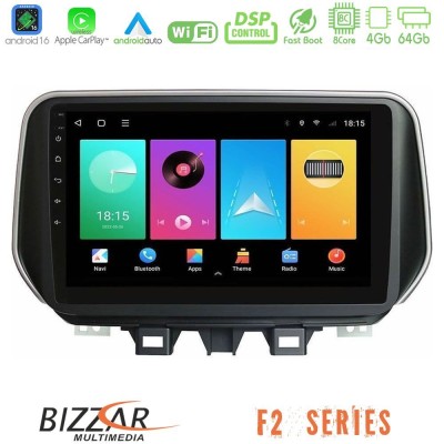 Bizzar F2 Series 8Core Android16 4+64GB  Hyundai Tucson 2019-> Navigation Multimedia Tablet 9