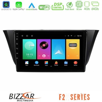 Bizzar F2 Series 8Core Android16 4+64GB Iveco Daily 2014-2025 Navigation Multimedia Tablet 9