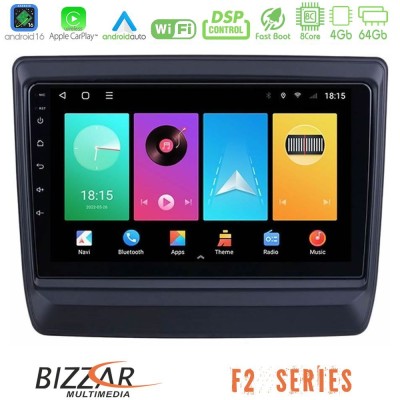 Bizzar F2 Series 8Core Android16 4+64GB  Isuzu D-MAX 2020-2023 Navigation Multimedia Tablet 9