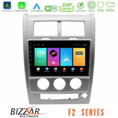 Bizzar F2 Series 8Core Android16 4+64GB  Jeep Cherokee (KK) 2008-2012 Navigation Multimedia Tablet 10