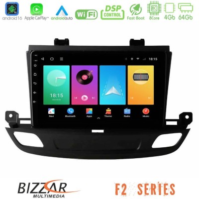 Bizzar F2 Series 8Core Android16 4+64GB  Opel Insignia 2 2017-2020 Navigation Multimedia Tablet 9