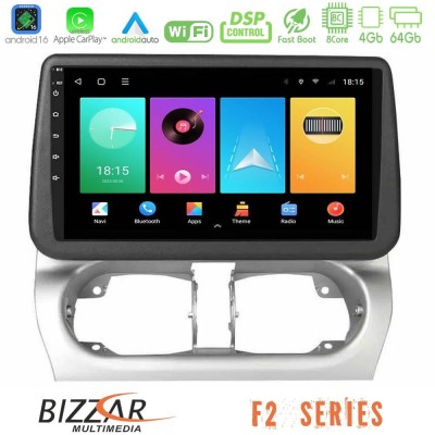 Bizzar F2 Series 8Core Android16 4+64GB  Opel Corsa C/Combo C Navigation Multimedia Tablet 9