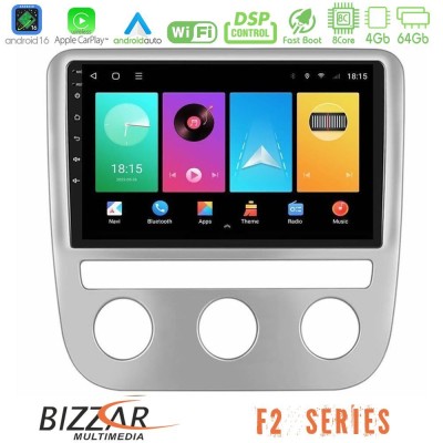 Bizzar F2 Series 8Core Android16 4+64GB  VW Scirocco 2008-2014 Navigation Multimedia Tablet 9
