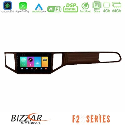 Bizzar F2 Series 8Core Android16 4+64GB  VW Sportsvan 2014-2020 Navigation Multimedia Tablet 9
