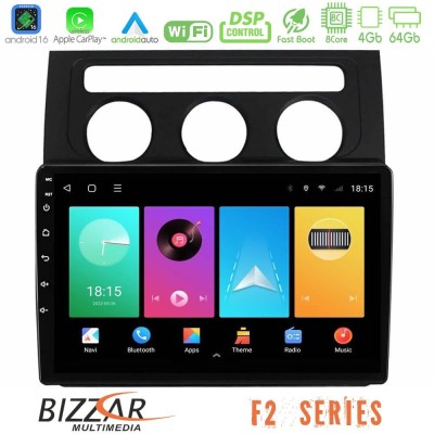 Bizzar F2 Series 8Core Android16 4+64GB     VW Touran 2003-2011 Navigation Multimedia Tablet 10