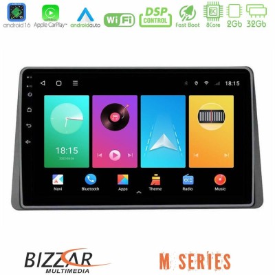 Bizzar M Series 8Core Android16 2+32GB  Dacia Duster 2023-2024 Navigation Multimedia Tablet 10