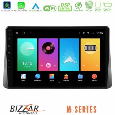 Bizzar M Series 8Core Android16 2+32GB Ford Focus 2019-> Navigation Multimedia Tablet 9