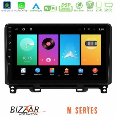 Bizzar M Series 8Core Android16 2+32GB  Honda Jazz RHD 2021-2025 Navigation Multimedia Tablet 10