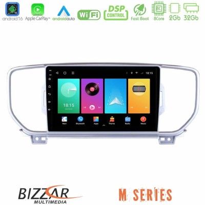 Bizzar M Series 8Core Android16 2+32GB  Kia Sportage 2016-2018 Navigation Multimedia Tablet 9