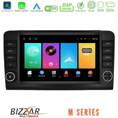 Bizzar M Series 8Core Android16 2+32GB  Mercedes ML/GL Class W164 2006-2011 Navigation Multimedia Tablet 9