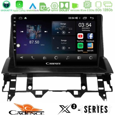Cadence X2 Series 8Core Android14 6+128GB  Mazda6 2002-2006 Navigation Multimedia Tablet 9