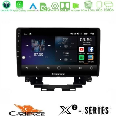 Cadence X2 Series 8Core Android14 6+128GB  Renault Kangoo / Nissan Townstar 2022-> Navigation Multimedia Tablet 10